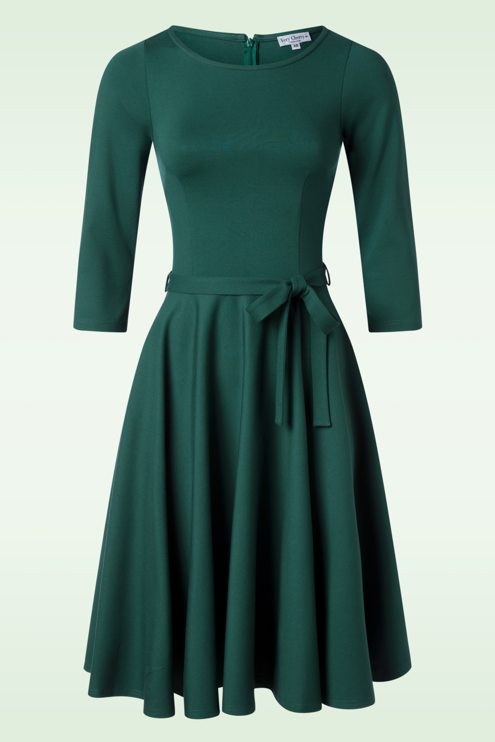 266802-Very-Cherry-51423-Dress-Swing-Forest-Green-241010-0001W-full