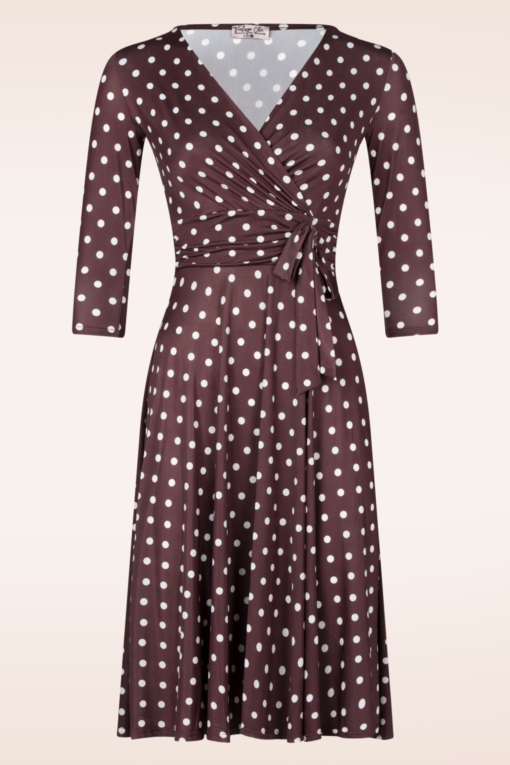 277358-Vintage-Chic-59393-Brow-White-Polka-Dot-Dress-20250716-001W-full