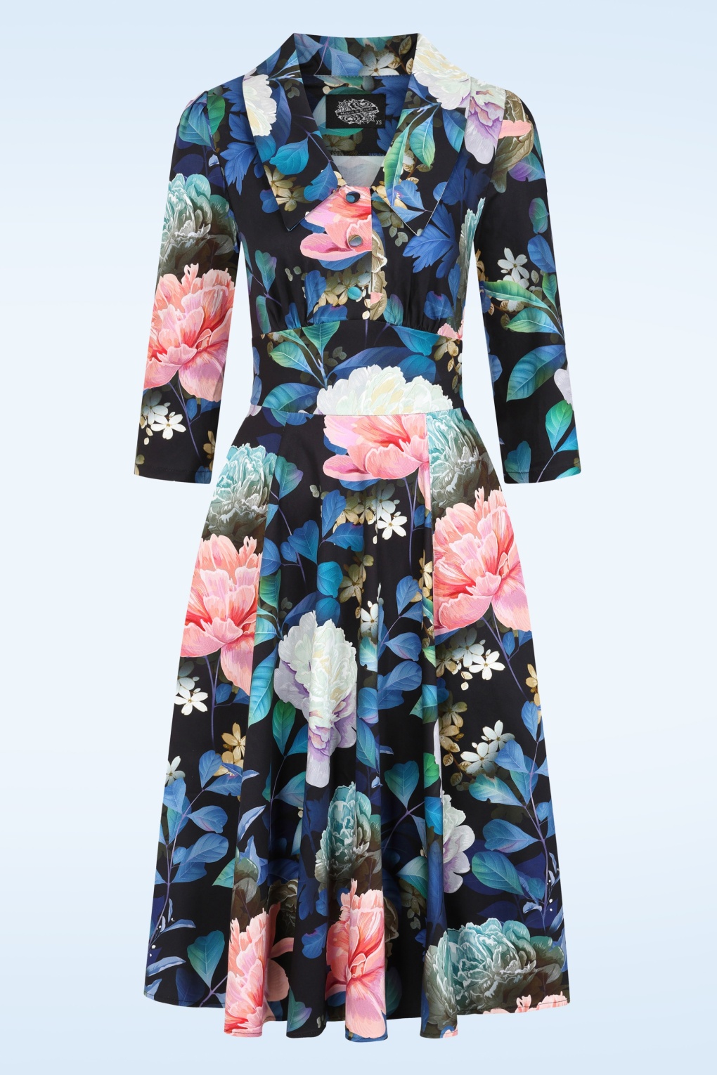 281609-Hearts-Roses-54546-Dress-Swing-Black-Floral-251008-002-full