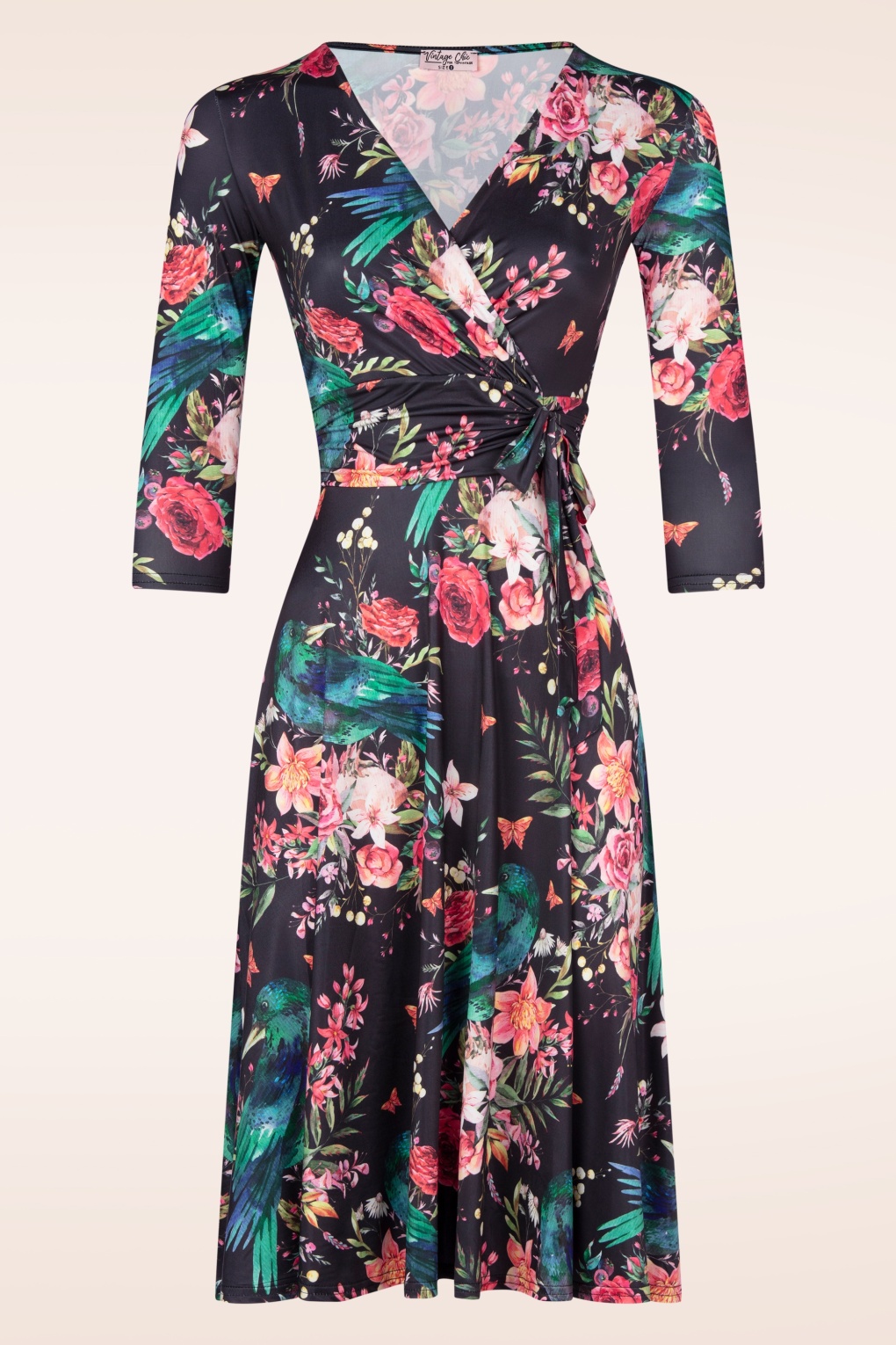 277369-Vintage-Chic-54625-Floral-Bird-Print-Dress-20250716-001W-full