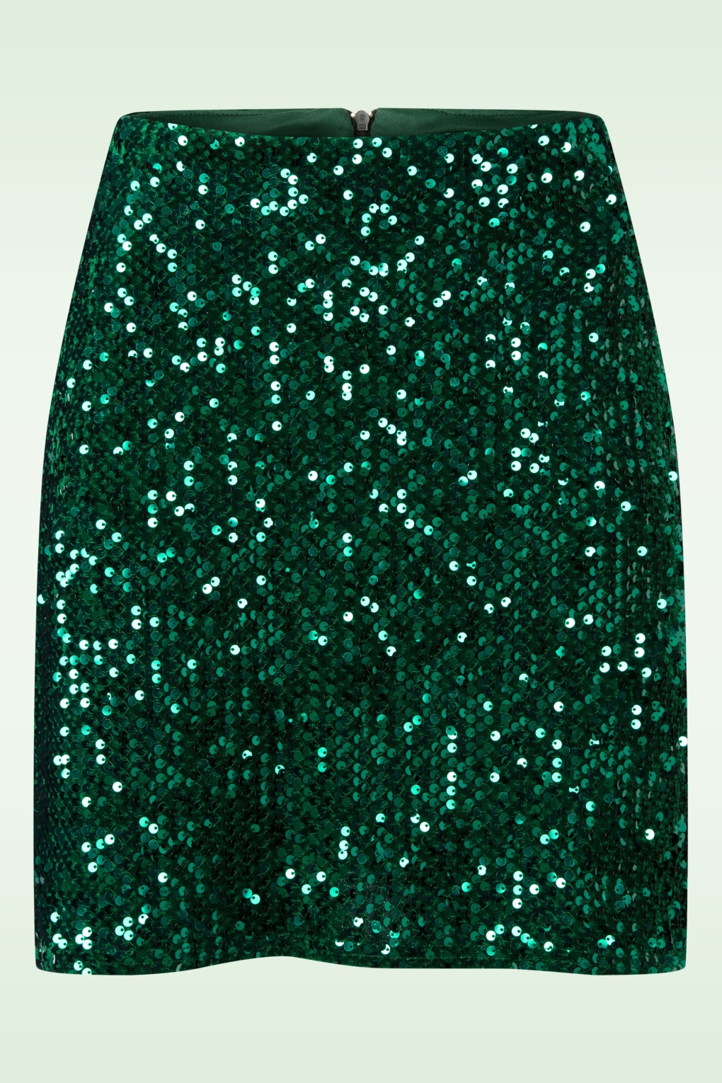 282360-Vintage-Chic-55242-Green-Sequin-Mini-Skirt-20251024-014W-full
