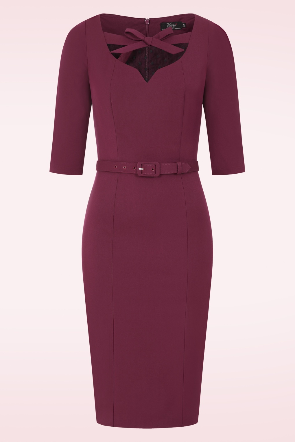 282484-Vintage-Diva-54487-Dress-Pencil-Red-251015-001W-full