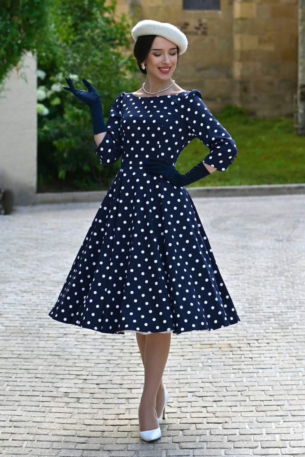 281134-Hearts-Roses-54531-Dress-Swing-Polka-Blue-251006-011MW-full