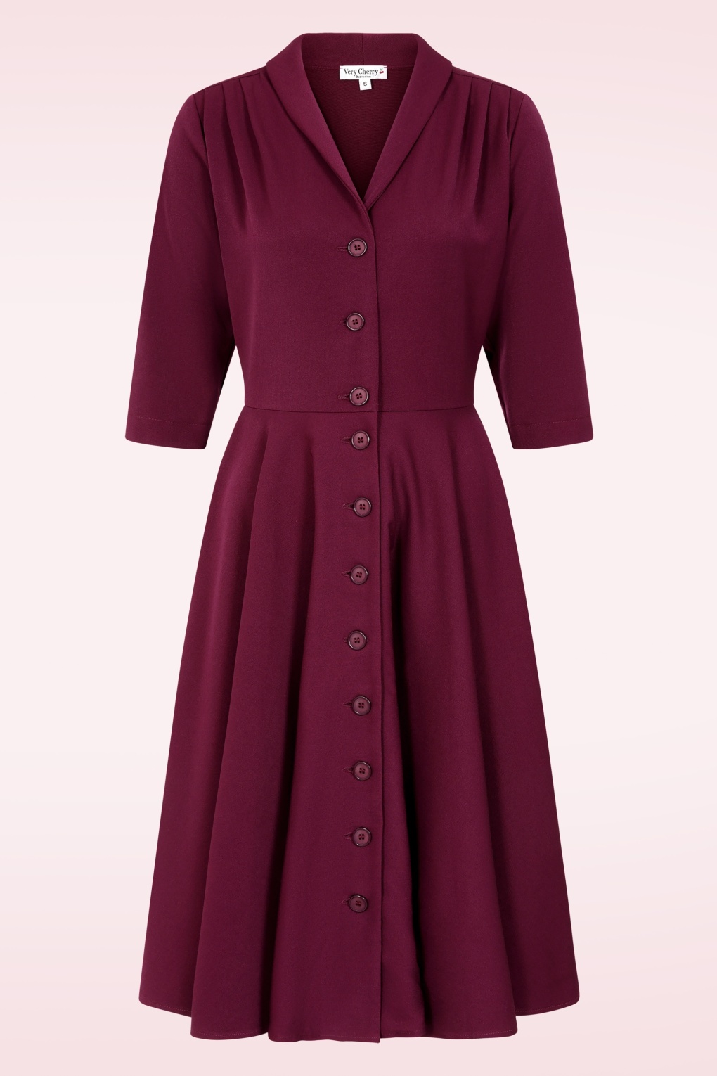 282189-Very-Cherry-54152-D-Laine-Dress-Burgundy-Gabardine-003W-full