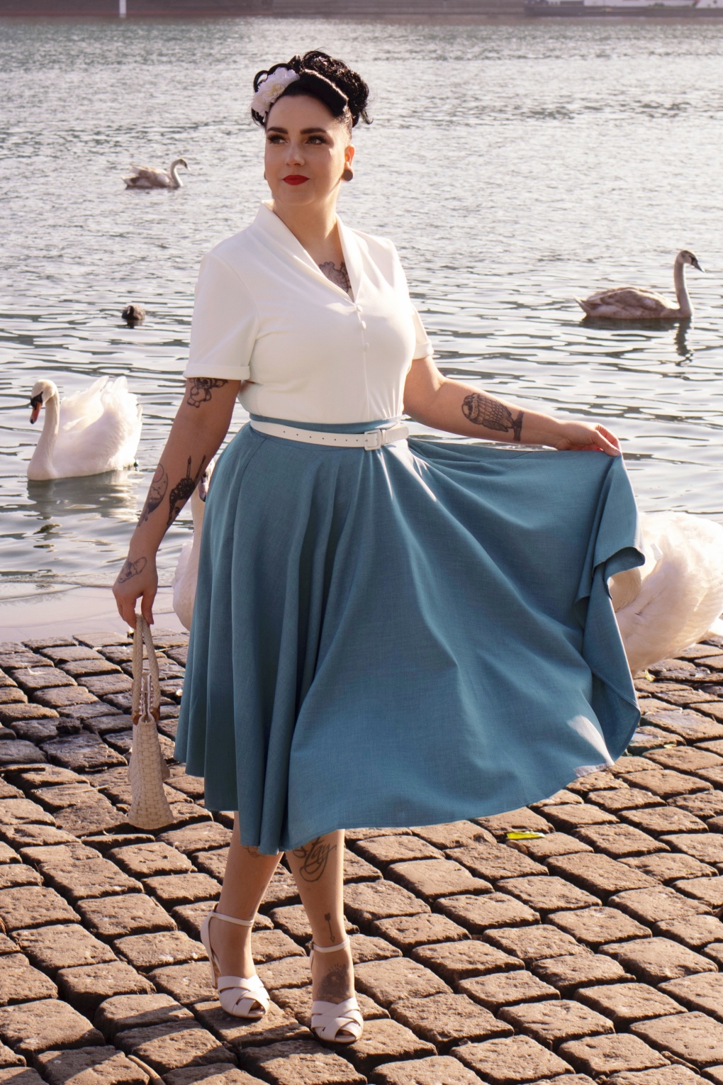 273713-Banned-49352-Skirt-Swing-Blue-49840-Top-White-2503-001iW-full