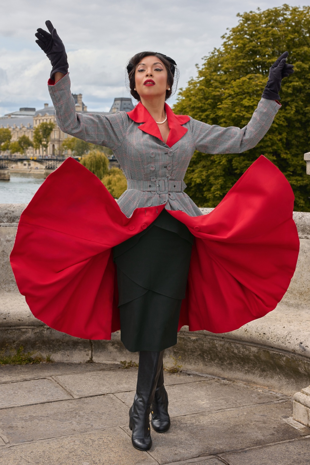 281635-Miss-Candyfloss-54652-Dress-Swing-Black-White-Red-250604-001MW-full