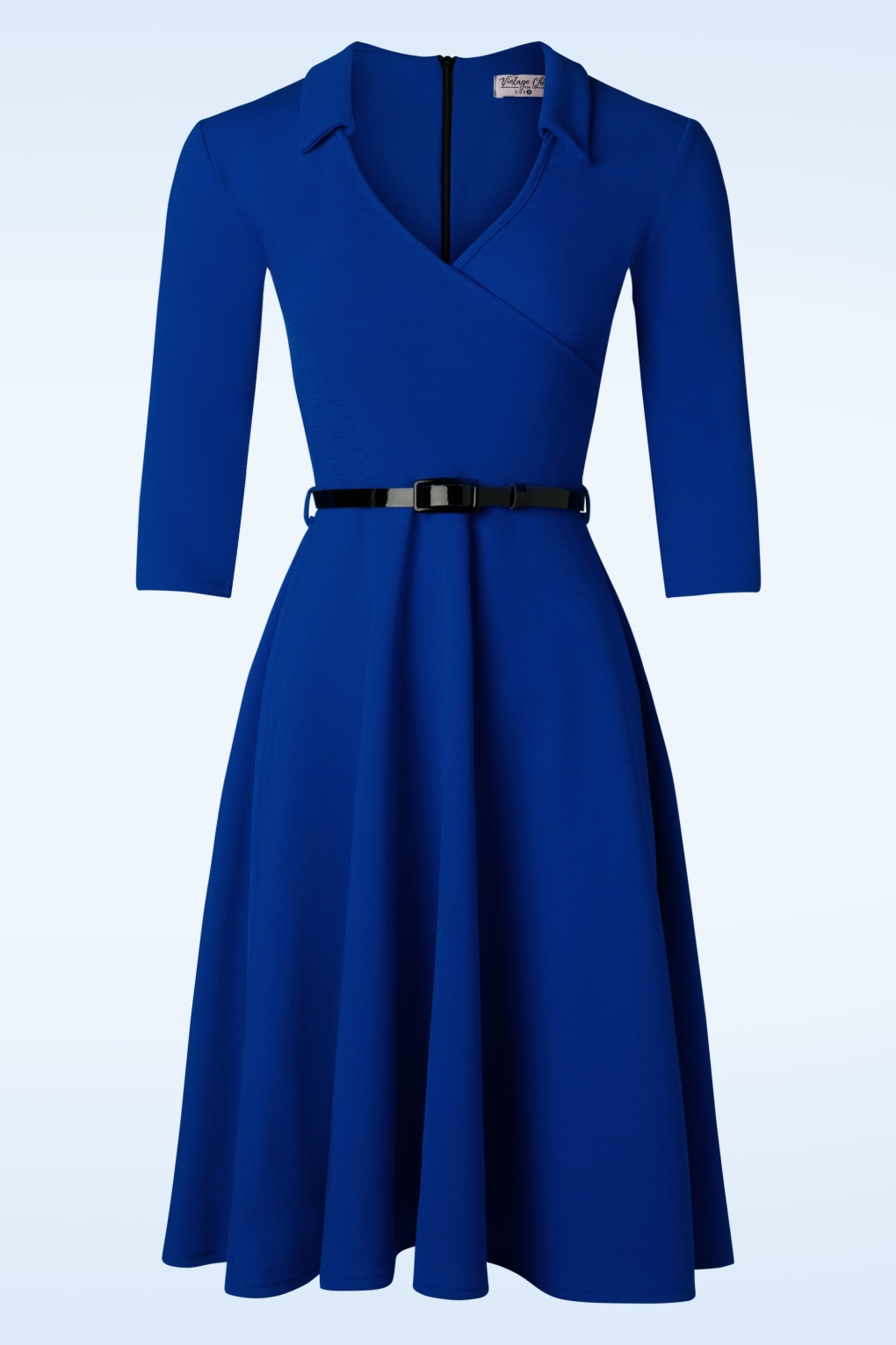 262876-Vintage-Chic-50950-Dress-Swing-Blue-Black-Belt-20240819-001W-full