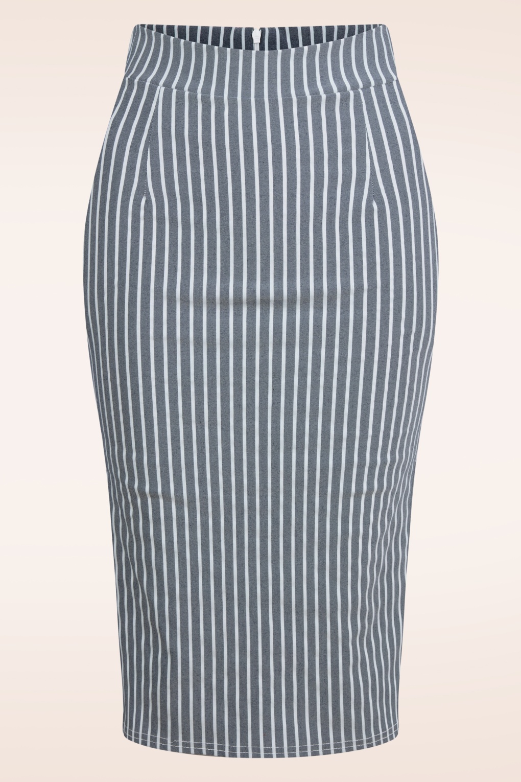 272025-Vintage-Chic-53247-Skirt-Pencil-Denim-White-Narrow-Stripe-250220-001W-full