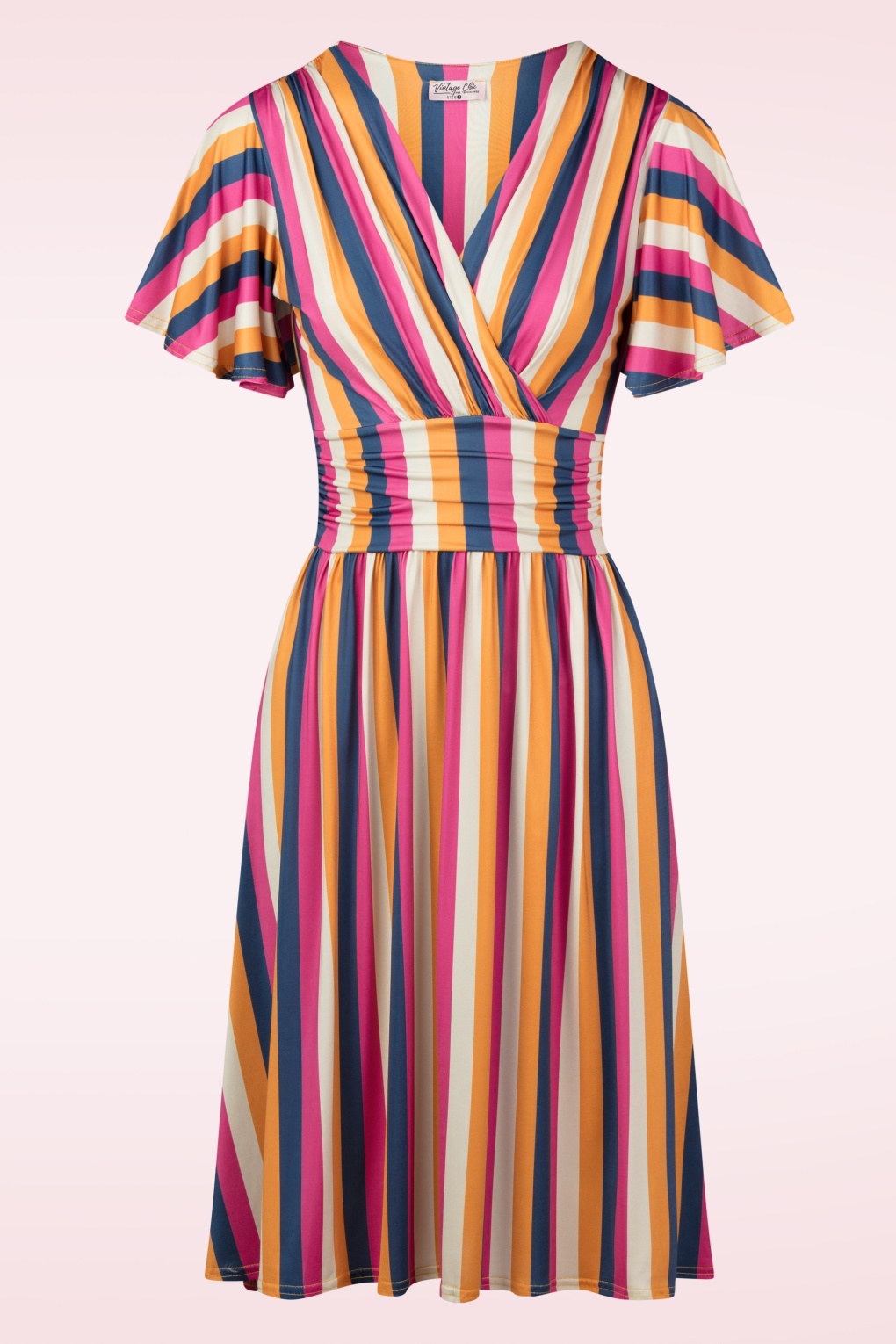 273779-Vintage-Chic-53089-Dress-Mustard-Navy-Stripe-250319-002W-full
