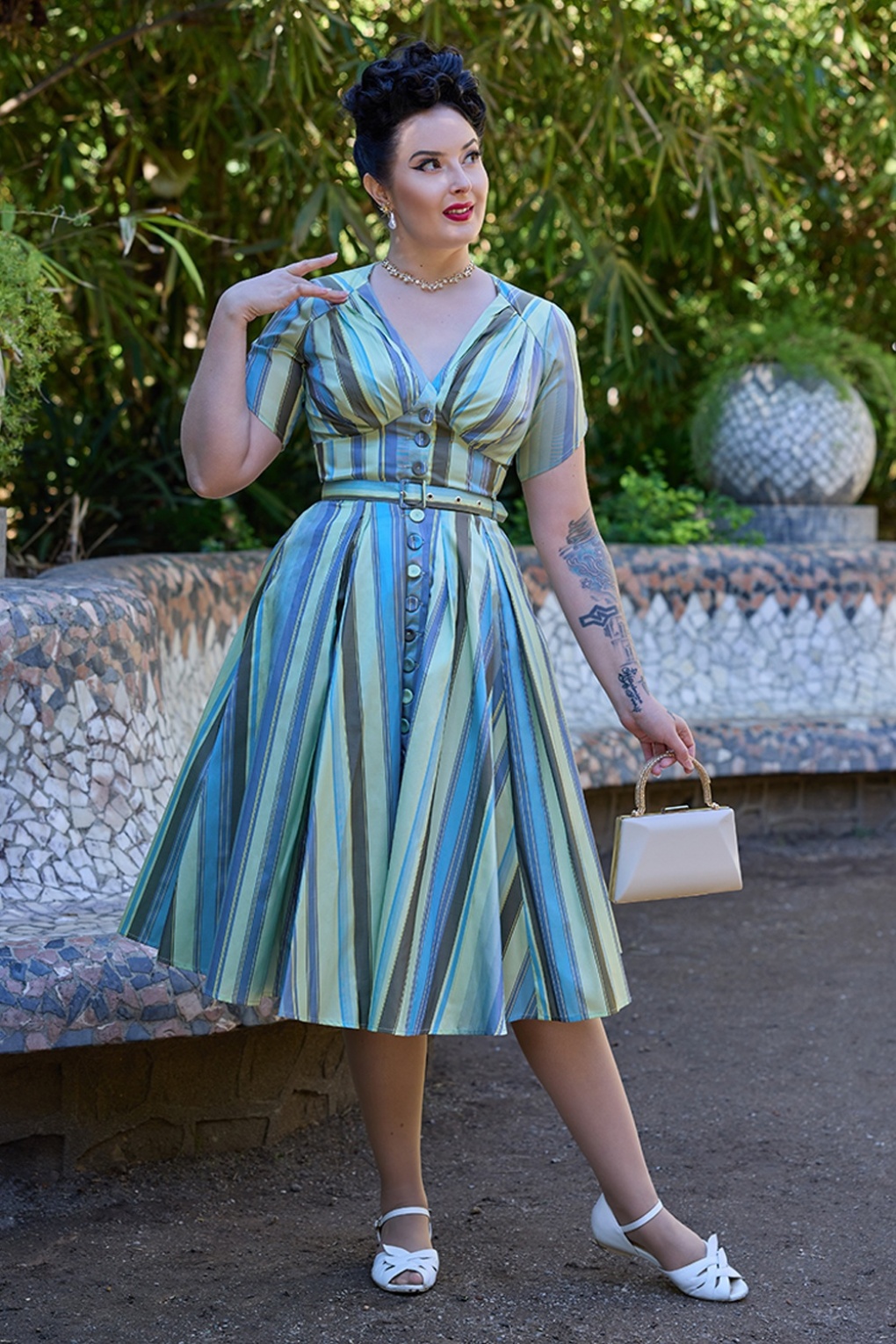 285664-Miss-Candyfloss-56157-Dress-Aqua-Stripe-251127-001W-full