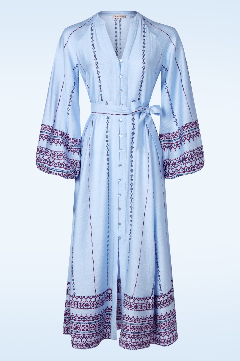 285853-Surkana-54752-Azul-Long-Shirt-Dress-Sky-Blue-12042025-085W-full
