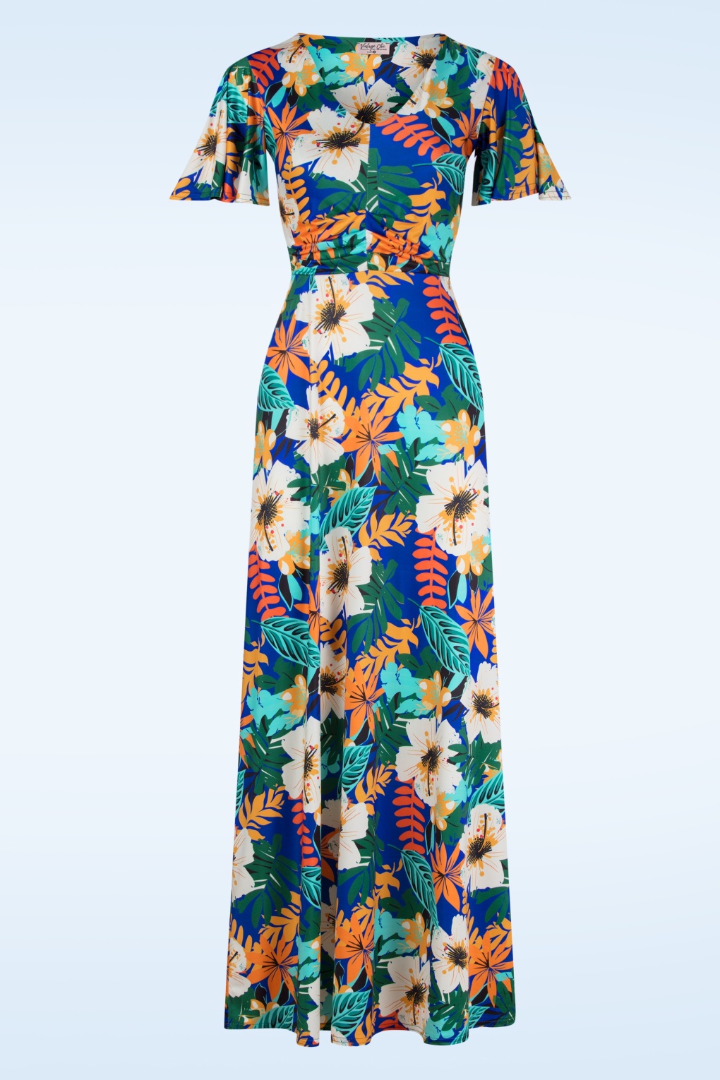 272370-Vintage-Chic-53098-Dress-Maxi-Blue-Orange-Tropical-250227-002W-full