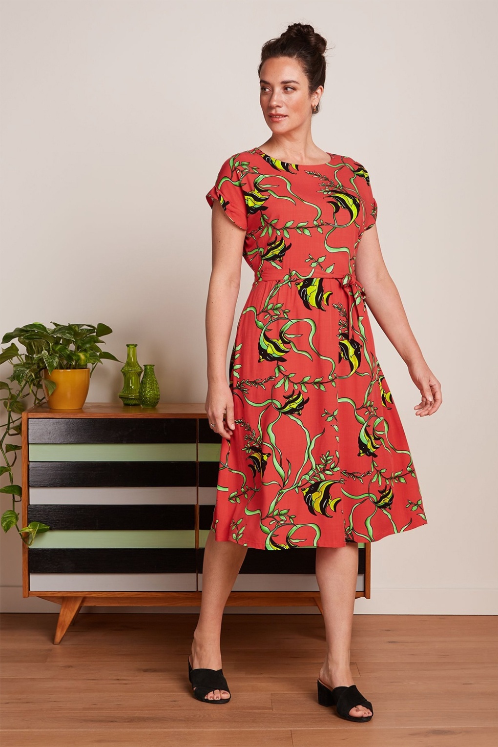 273984-King-Louie-52026-Betty-Dress-Loose-Fit-Orne-Tweed-Orange-241022-002L-full