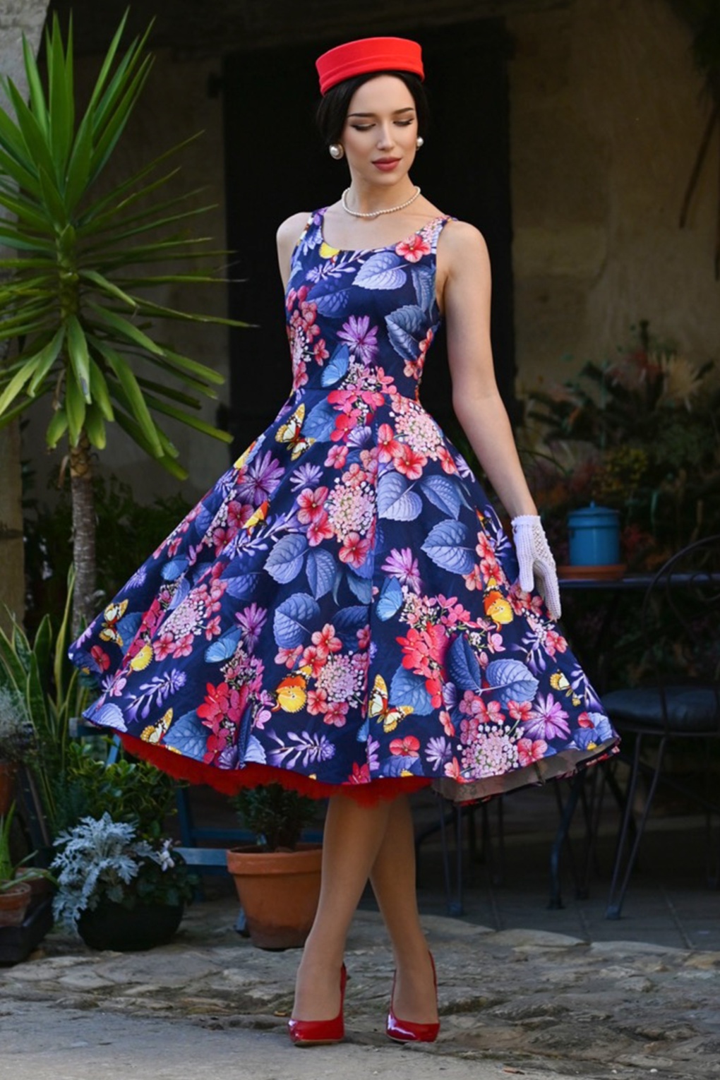 284861-Hearts-and-Roses-56029-Swing-Dress-Boat-Neck-Blue-260130-022L-full