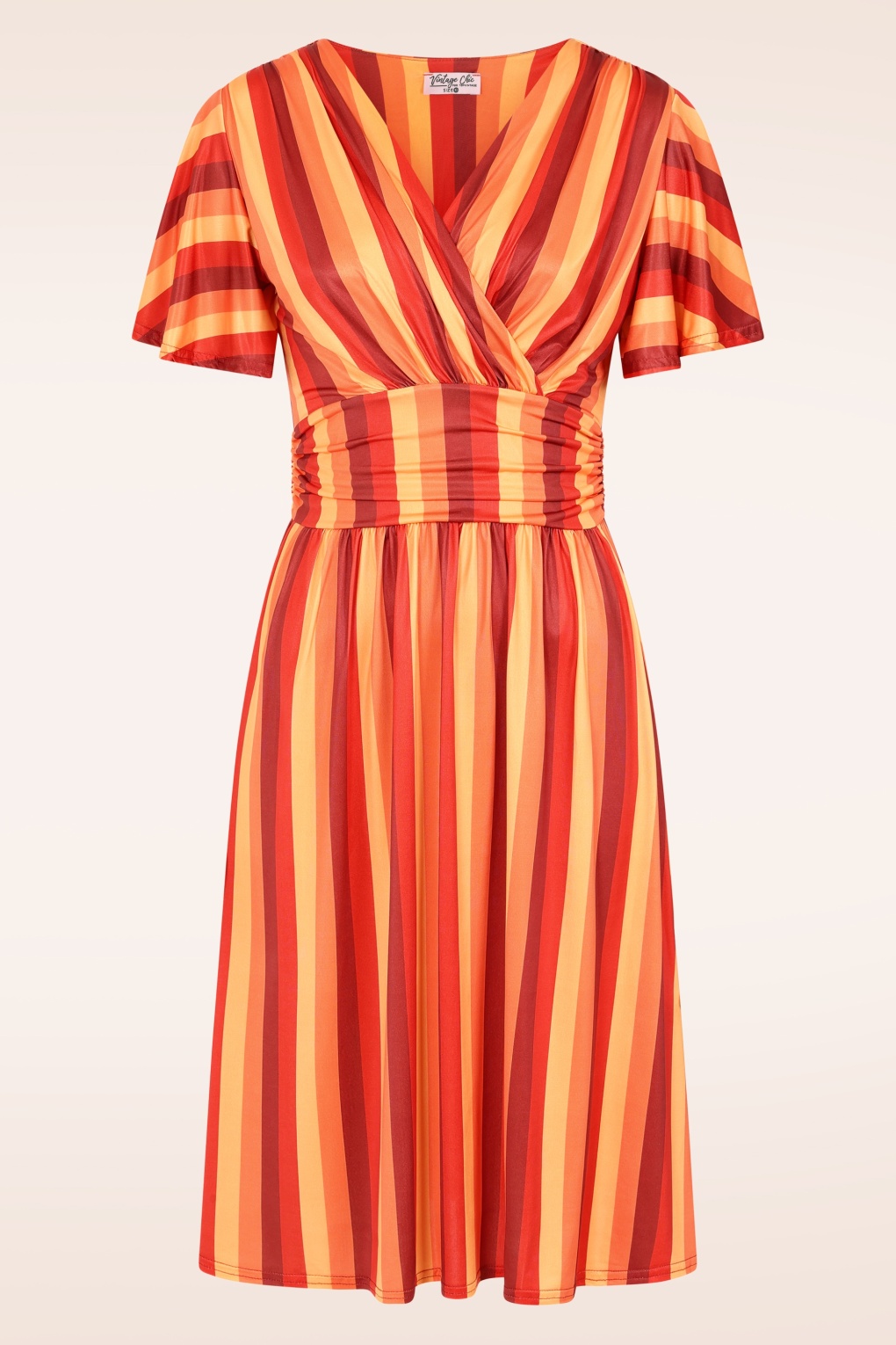 287464-Vintage-Chic-55812-Dress-Stripe-Orange-260303-001W-full