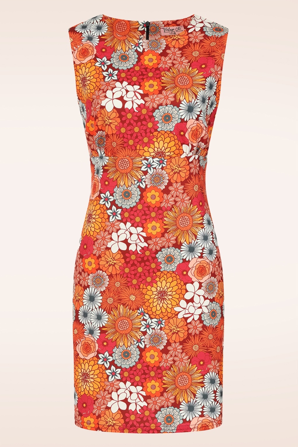 288967-Vintage-Chic-56079-Betty-Floral-Dress-Orange-260415-001W-full