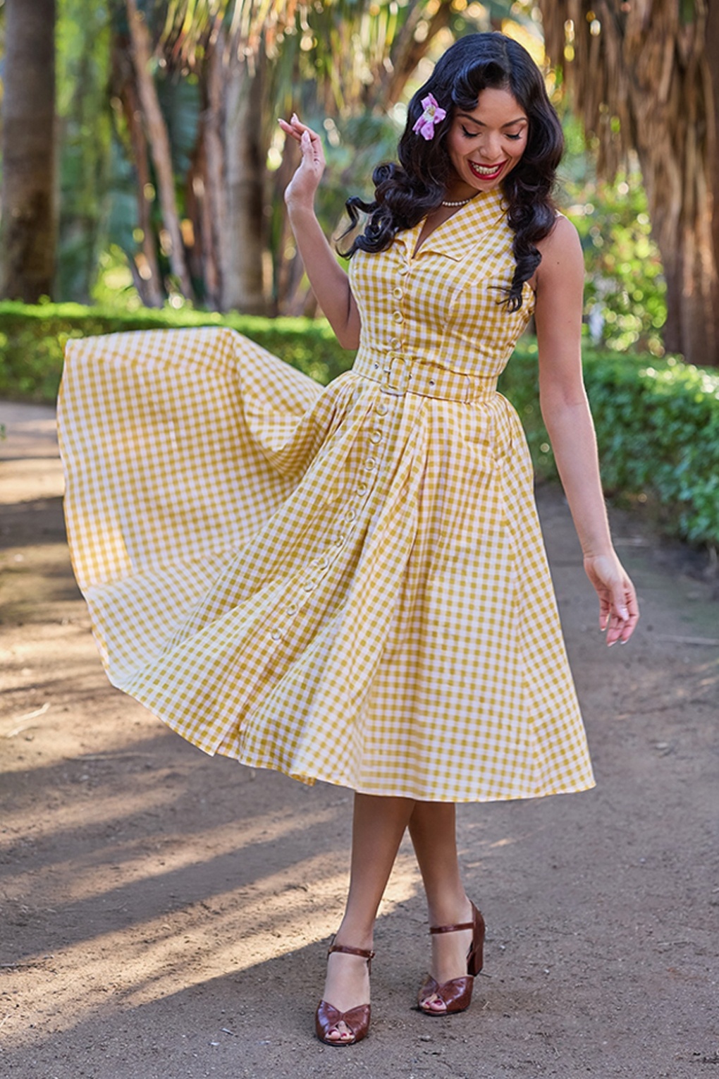 289649-Miss-Candyfloss-56177-Sophia-May-Gingham-Dress-Yellow-260508-001M-full