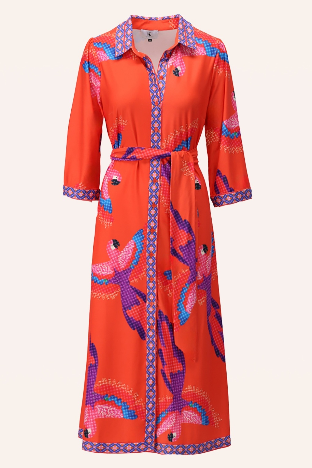 Ara Soleil maxi jurk in oranje