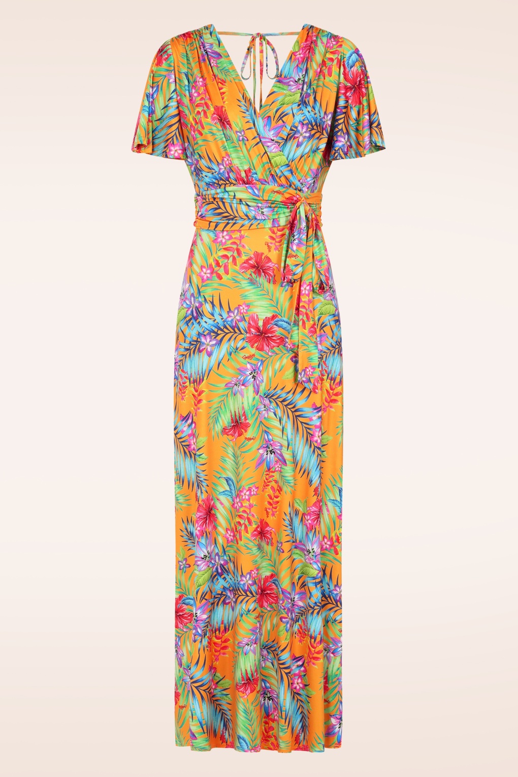 289268-Vintage-Chic-56510-Dress-Maxi-Yellow-Floral-260413-001W-full