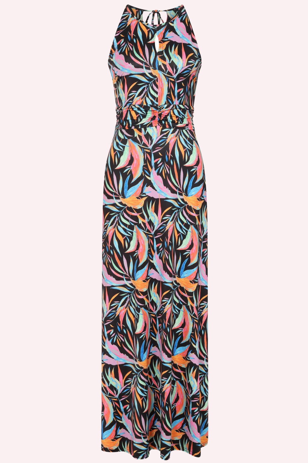 289721-Vintage-Chic-57233-Maxi-Dress-Black-Leaves-001-full