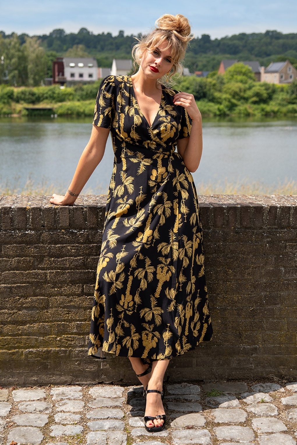 290494-Banned-55501-Carol-Golden-Hour-Wrap-Dress-Black-260401-001WM-full