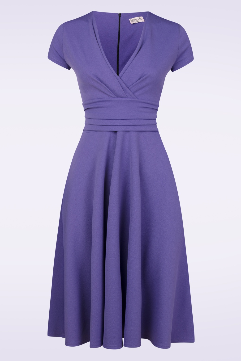 Topvintage exclusive ~ Esmeralda swing jurk in paars
